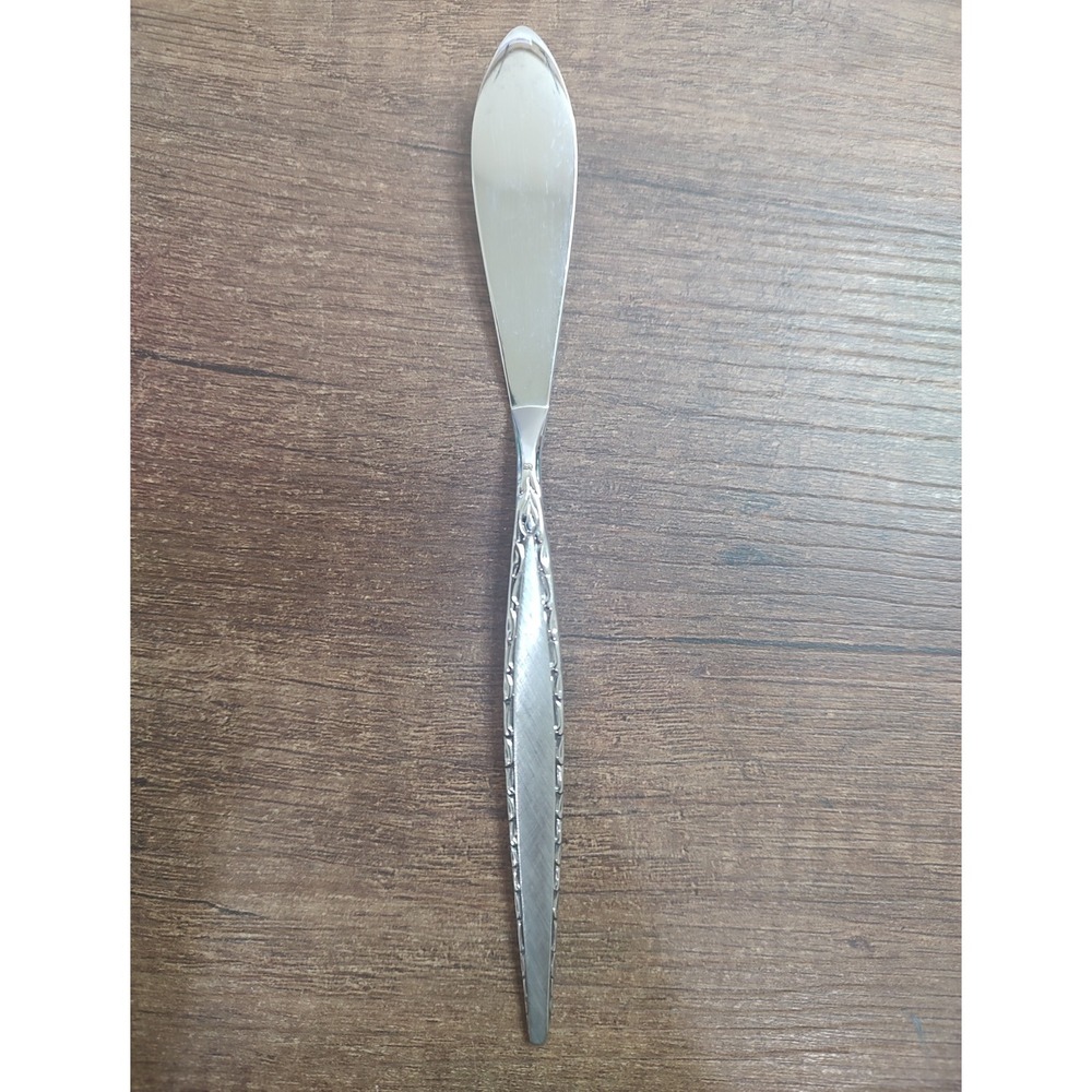 Oneida Community VENETIA Stainless Flat Handle Master Butter Knife Spreader C76